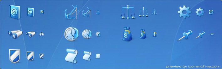 Blue Icons