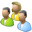 http://www.iconarchive.com/icons/aha-soft/people/32/user-group-icon.png