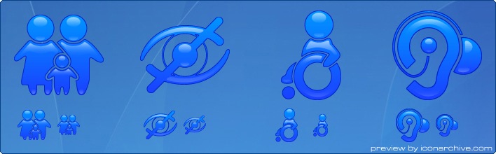 People and Disability Icons