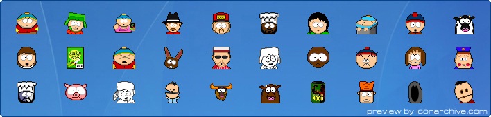 Southpark Icons