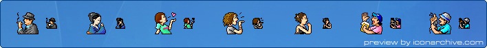 Calm Restless Icons