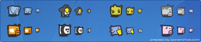 Zootetragonoides Icons