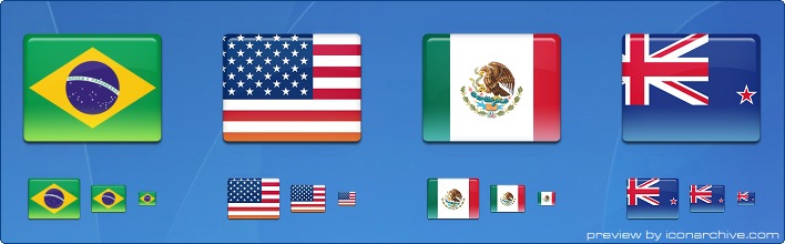 Flag 3 Icons