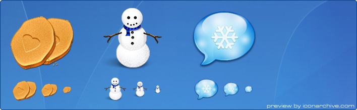 The Day Before Christmas Icons