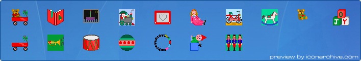 Christmas Toys Icons