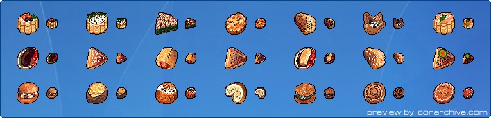Icon Market Pastry Icons