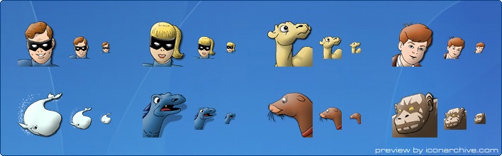 Hanna Barbera's Heroes Icons