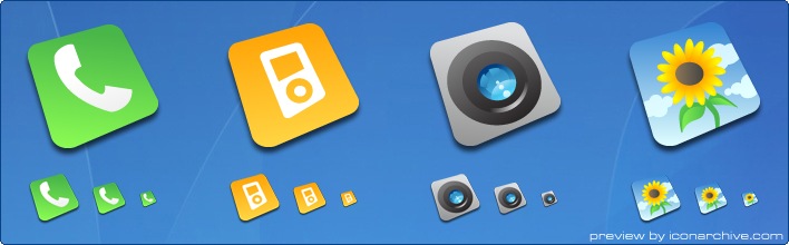 Comic iPhone Icons