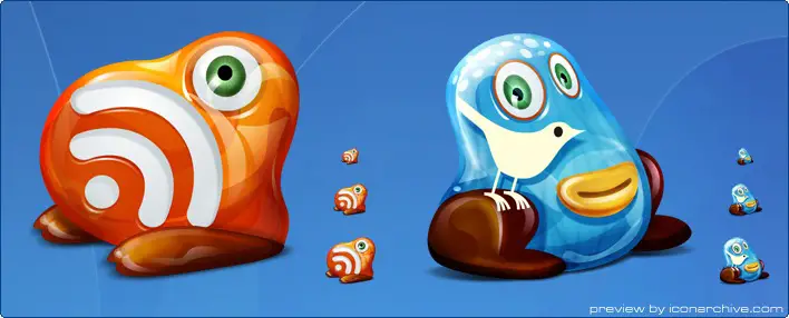 Feed Twitter Monster Icons