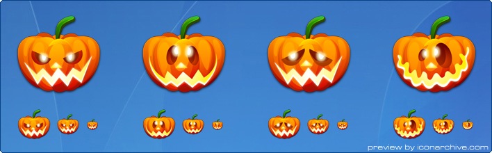 Halloween Emoticons Icons