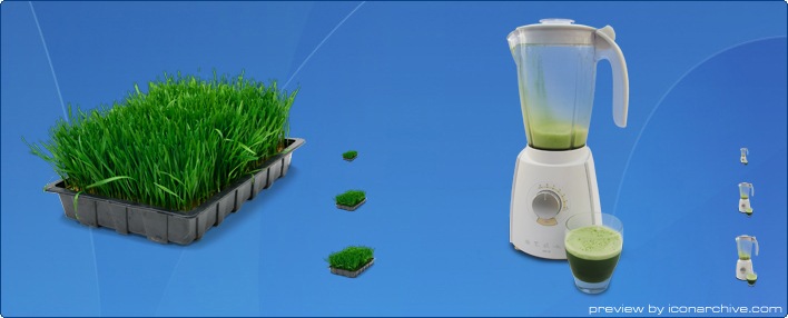 Wheatgrass Icons