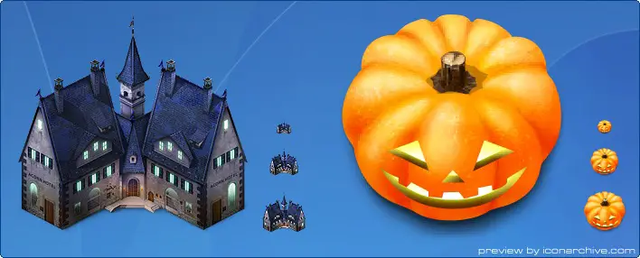 Haunted Hotel Icons