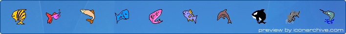 Gone Fishin Icons