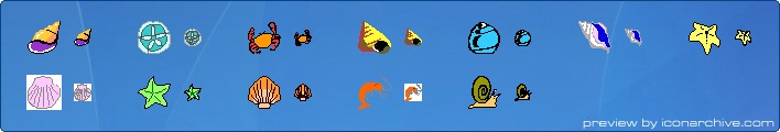 Seashells Icons