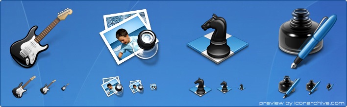Black & Blue Add On Icons