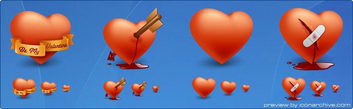Happy Valentines Day Icons