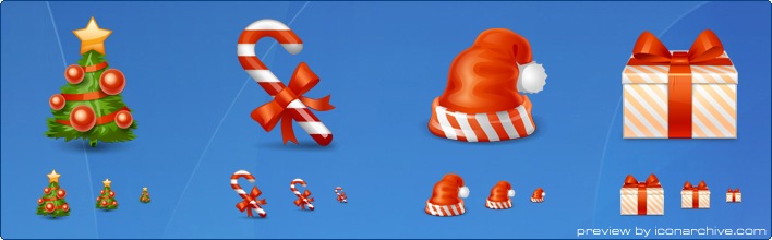 Winter Holiday Icons