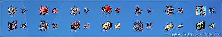 Circus Parade Icons