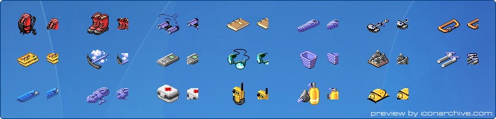 Mountaineering Gear Icons