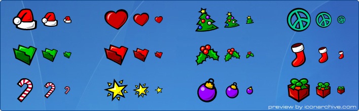 Sketchcons Christmas Icons