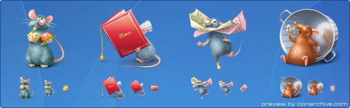 Ratatouille Icons