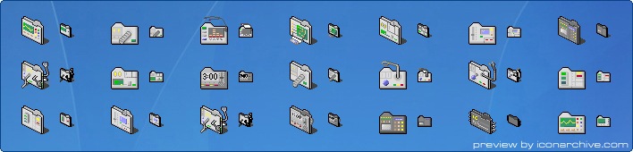 Mechanic Folders Icons