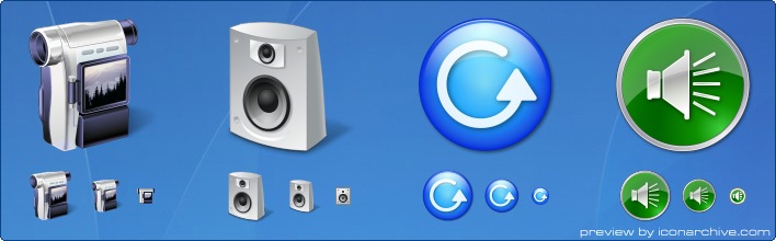 Vista Multimedia Icons