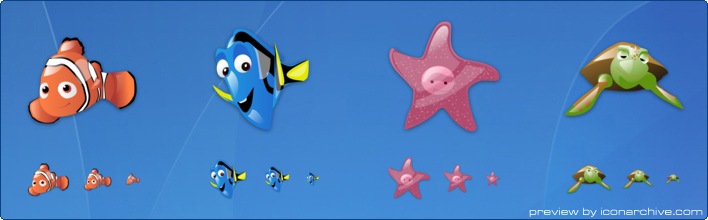 Finding Nemo Icons