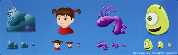 Monsters Inc Icons
