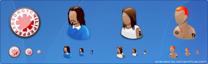 Red Hot Chili Peppers Icons