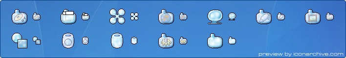 Aqua Tick Icons