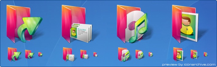Aurora Folders Icons