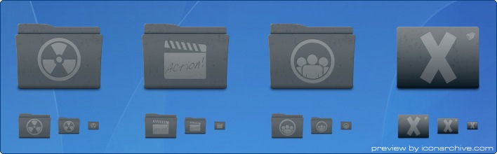 Leox Graphite Icons