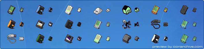 Fruit on the hand Icons