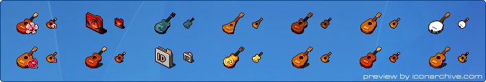 Ukulele Icons