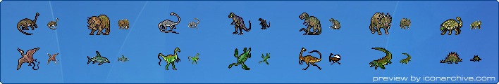 Dinosaurs Icons