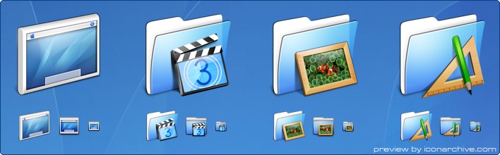 Aqua Blend Icons