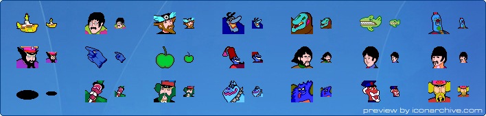 Yellow Submarine Icons