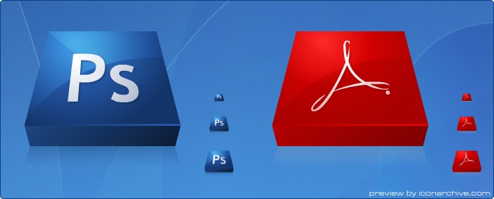 Adobe CS3 3DCons Icons