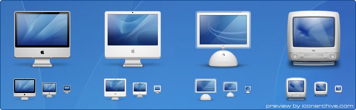 iMac Generations Icons