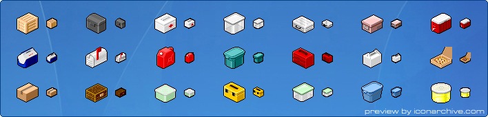 Hide's Box Container Icons