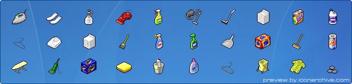 Cleaning House Icons
