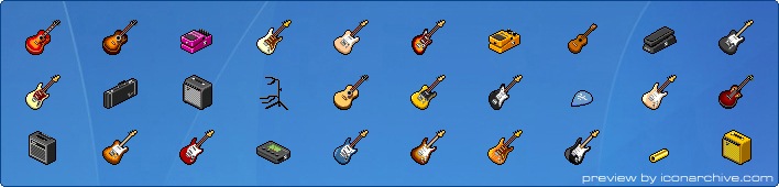 Hide's Guitar Icons