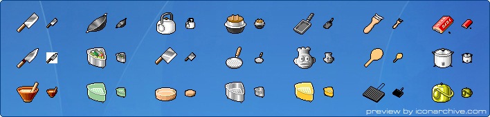 Hide's Kitchen 2 Icons