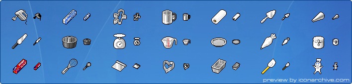 Hide's Kitchen 3 Icons