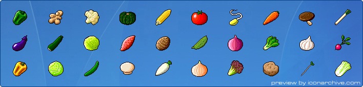 Hide's Vegetable Icons