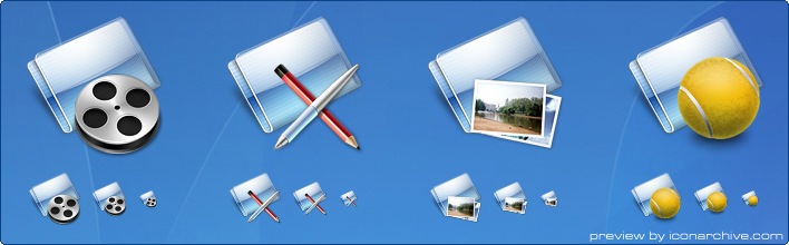 Snow E2 Aqua Icons