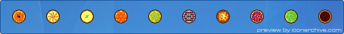 Fruits Tart Icons