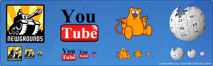 Popular Sites Icons