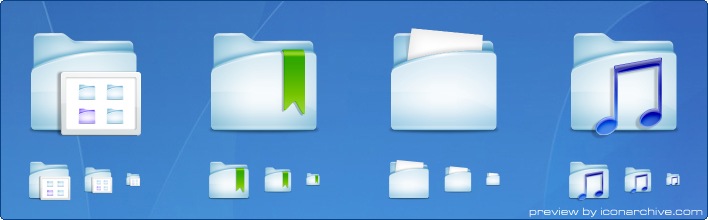 Sky Folder Icons